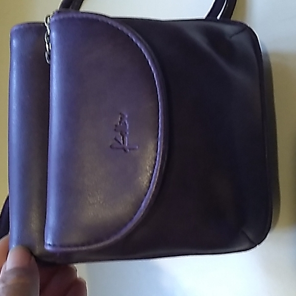 Nordstrom Handbags - Vintage, Small Purple, Cross Body,  handbag, Strap, removable, Purple, Zipper
